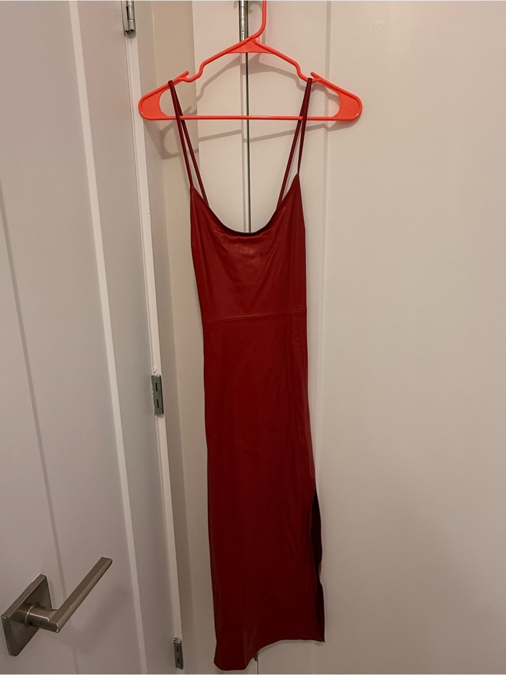 Zara Red Maxi Slip Dress